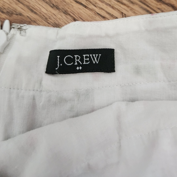 Floral White and Pink Women's Skirt - Picture 3 of 6